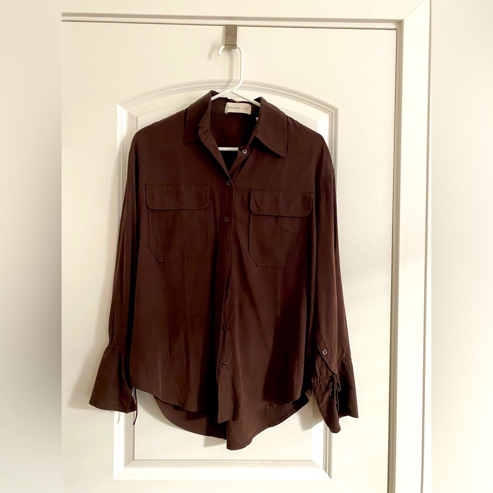 BABATON 100% Silk Shirt